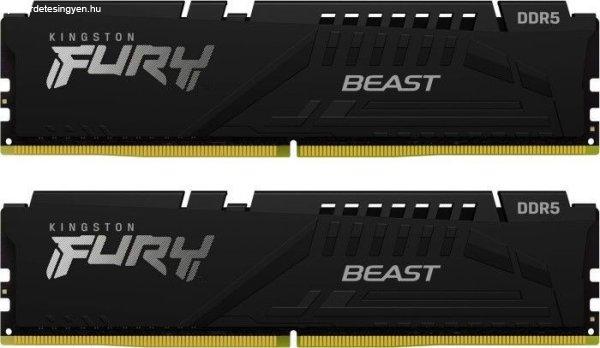 Kingston 32GB DDR5 5600MHz Kit(2x16GB) Fury Beast Black