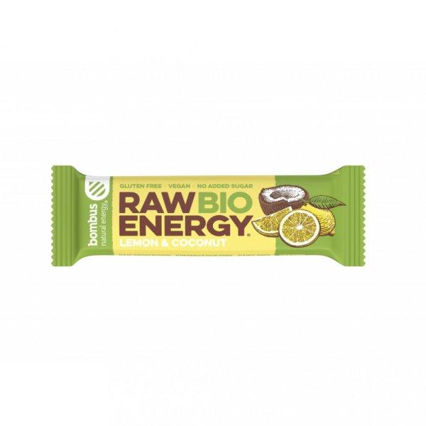 Bombus bio nyers szelet energy citrom és kókusz 50 g