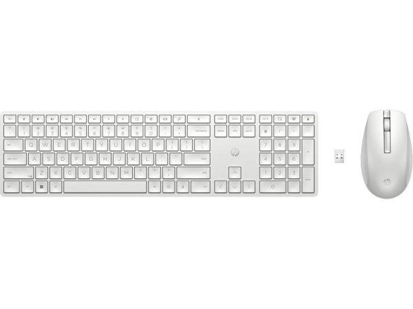 HP 650 Wireless Keyboard and Mouse Combo White HU
