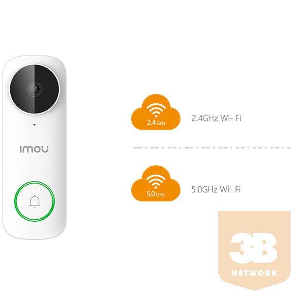 Imou Vezeték nélküli IP video kaputelefon kültéri egység - DB61i (5MP,
IP65, SD, audio; AC16~24V, DC12/24V)