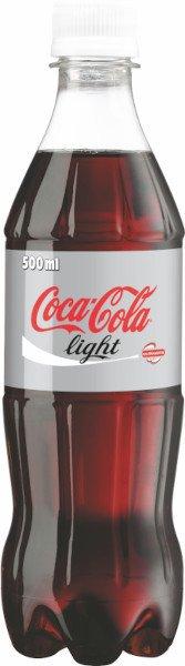 Üdítőital, szénsavas, 0,5 l, COCA COLA "Coca Cola Light"
12db/rekesz