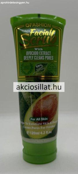 Wokali Facial Scrub Avocado arcradír 120ml