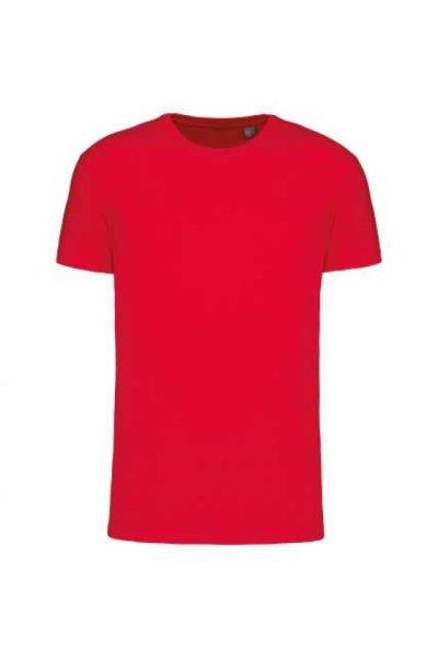 Uniszex körkötött organikus póló rövid ujjú, Kariban KA3032IC, Red-S