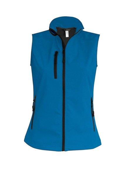 Női softshell mellény, Kariban KA404, Aqua Blue-XL