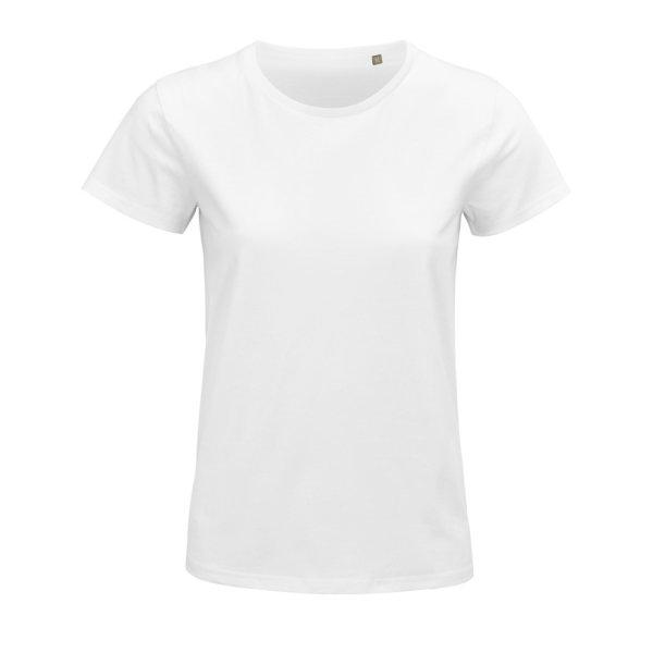 Női PIONEER rövid ujjú póló organikus pamutból, SOL'S SO03579,
White-L