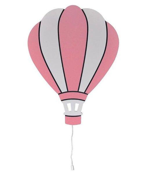 Álommanó gyerekszoba lámpa - Hőlégballon - (Rózsaszín-fehér)