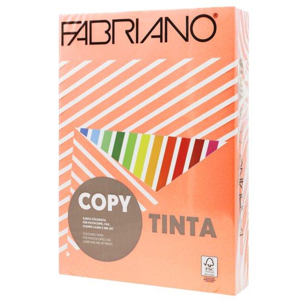 Másolópapír, színes, A4, 80g. Fabriano CopyTinta 500ív/csomag. intenzív
narancs/arancio