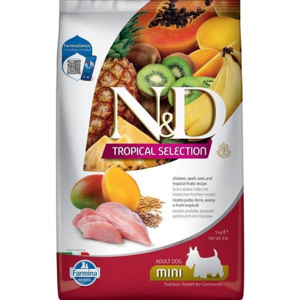 N & D Tropical Selection Dog Chicken Adult Mini 5kg