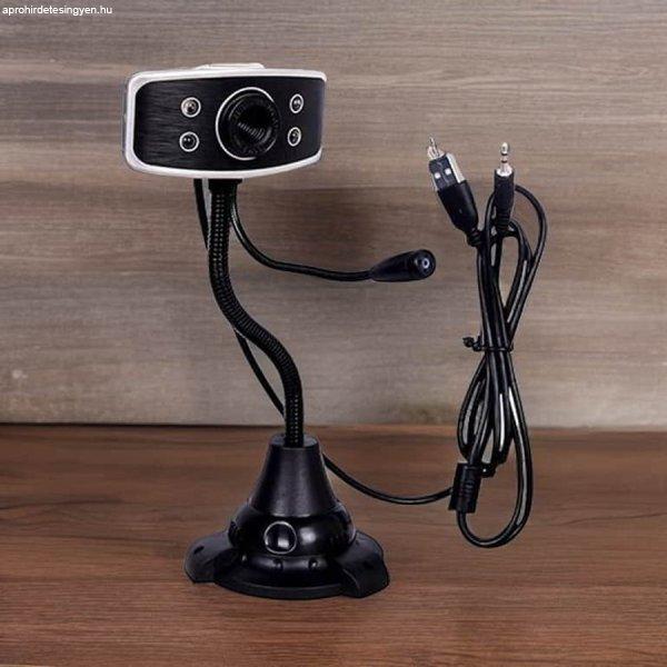 Webkamera Everest SC-825 300K 480p USB mikrofon Világító Led Új Pc kamera
