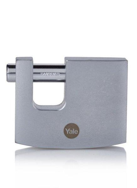 Lock Yale Y124B lipid115/1, Maximum Security, Hanging, Chrome, 70 mm, 3 kulcs