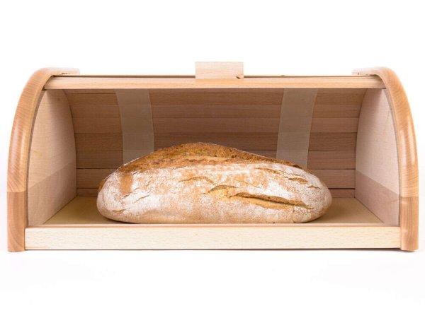 Zeller kenyértartó doboz, fa, 40x28x18 cm, barna