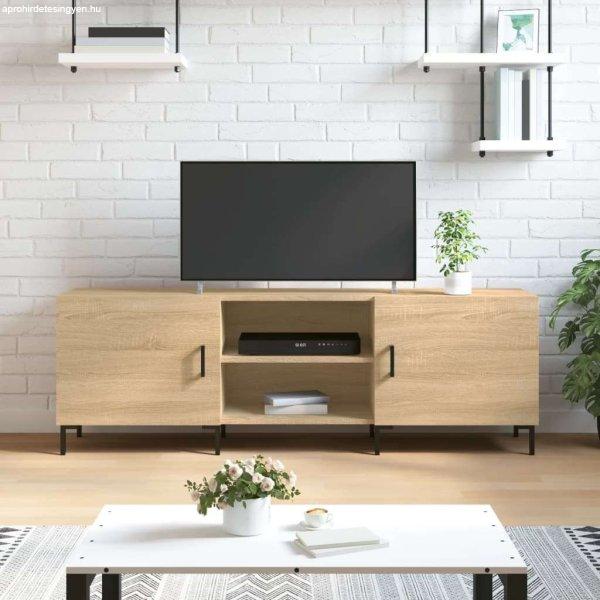 vidaXL sonoma tölgyszínű műfa TV-szekrény 150x30x50 cm