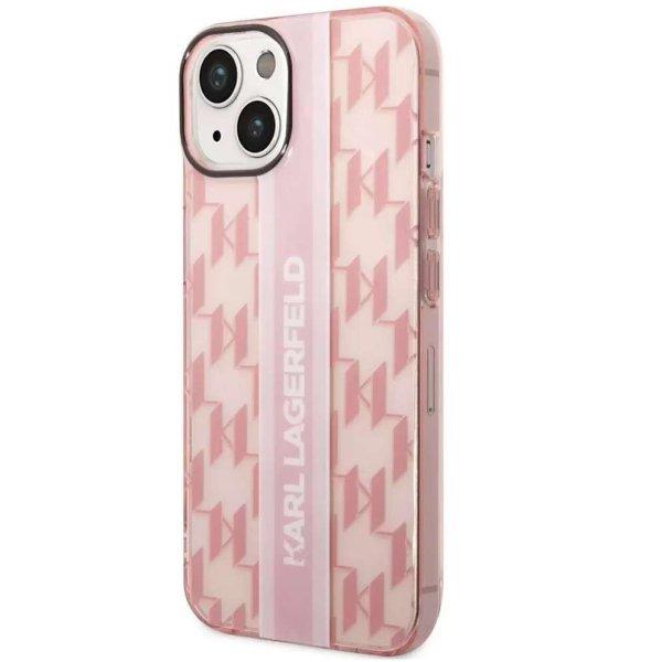 Apple iPhone 14 Plus, Műanyag hátlap védőtok, Monogram minta, Karl Lagerfeld
Mono Vertical Stripe, rózsaszín (1271720000000)