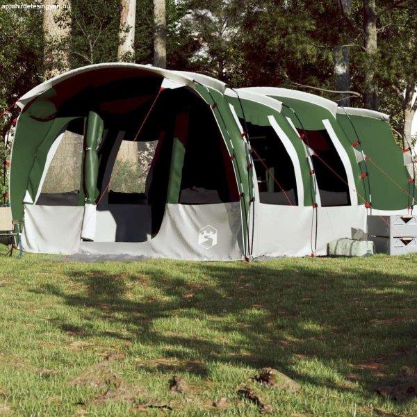vidaXL 8 személyes zöld vízálló alagút alakú családi sátor