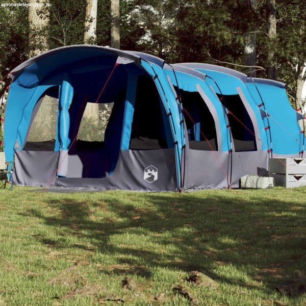 vidaXL 8 személyes kék vízálló alagút alakú családi sátor