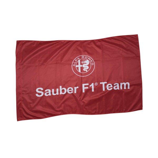 Sauber Alfa Romeo zászló 150 x 100 cm piros-fehér