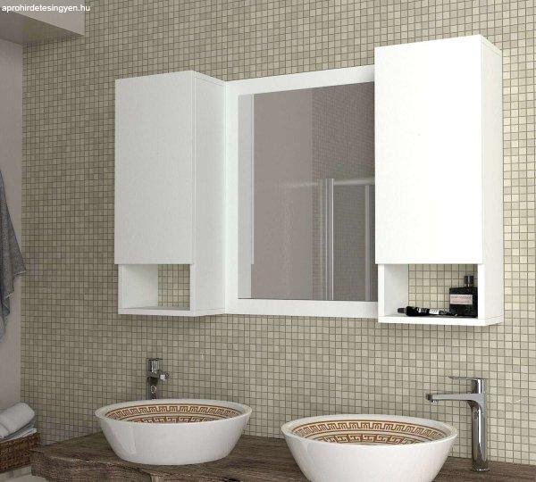 Antuan fehér fürdőszoba szekrény 119 x 76 x 21 cm