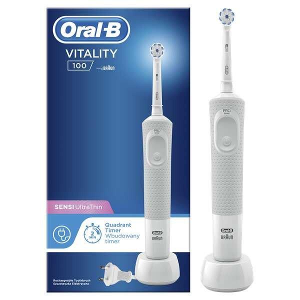 Oral-b vitality d100 white elektromos fogkefe (sensi ultrathin fejjel)
10PO010233
