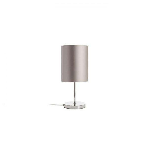 NYC/RON 15/20 asztali lámpa Monaco galamb szürke/ezüst PVC/króm 230V LED E27
15W