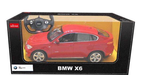 Távirányítós autó RASTAR 1/14 BMW X6, 31400, Piros