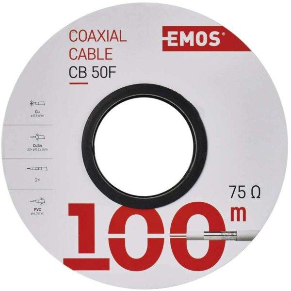 EMOS Koax kábel CB50F 100m