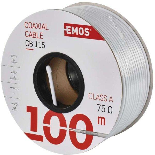 EMOS Koax kábel CB115 100M