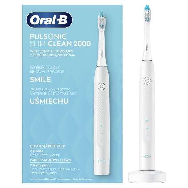 Oral-B Pulsonic Slim Clean 2000 elektromos fogkefe (FEHÉR)