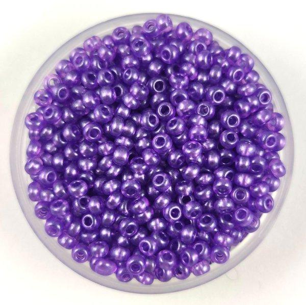 Preciosa cseh kásagyöngy - Trans Violet Pearl - 10/0
