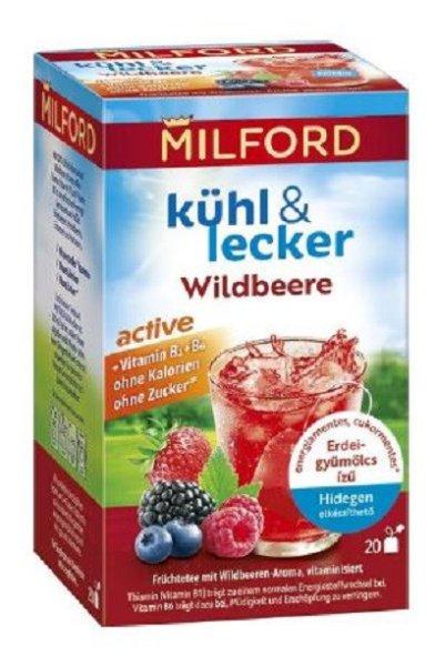 Milford Tea 20*2.25G Erdei Gyömülcsös Hidegen Ekészíthető Gyümölcstea