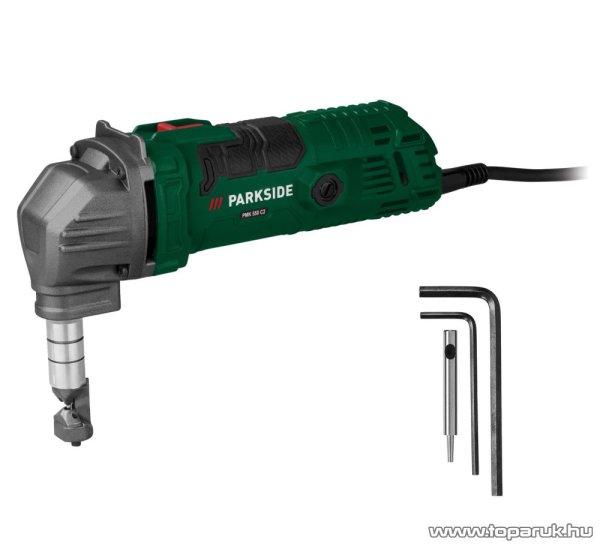 ParkSide PMK 550 C2 Elektromos kézi lemezkivágó fém és egyéb lemezek
pontos vágására, 550W