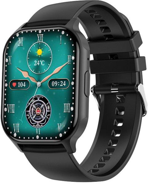 Wotchi AMOLED Smartwatch W26HK – Black - Black