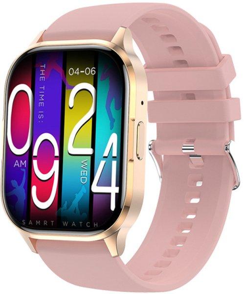 Wotchi AMOLED Smartwatch W21HK – Gold - Pink