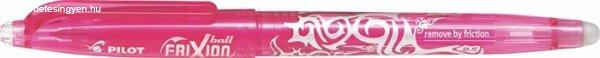 Rollertoll, 0,25 mm, törölhető, kupakos, PILOT "Frixion Ball", pink