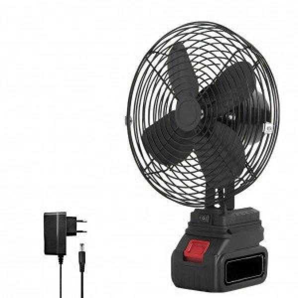 Hordozható 88V -os akkumulátoros ventilátor, 25 cm (10
