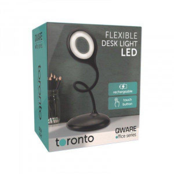 Qware Flexibilis asztali lámpa - fekete HOF-006BL