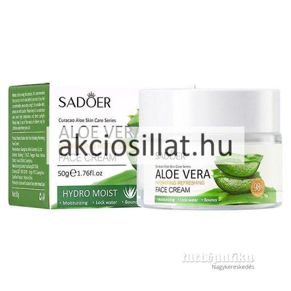 Sadoer Aloe Vera Hydrating Refreshing Face Cream Arckrém 50g