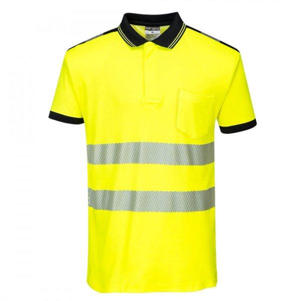 Portwest Jól láthatósági Vision pólóing (sárga / fekete L)