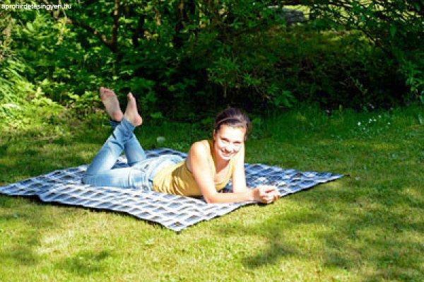 Amazonas Piknik takaró, ultra könnyű 150x120 cm, kék