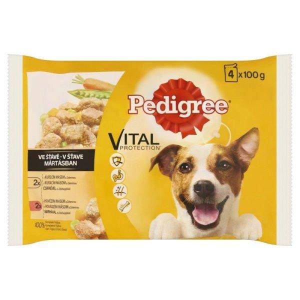 Pedigree Alutasakos 4-Pack Adult Csirke & zöldség, Marha & zöldség 100g
Multipack