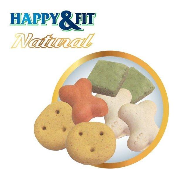 Happy & Fit Natural Szivárvány Kedvenc Keksz jutalomfalat 10 kg