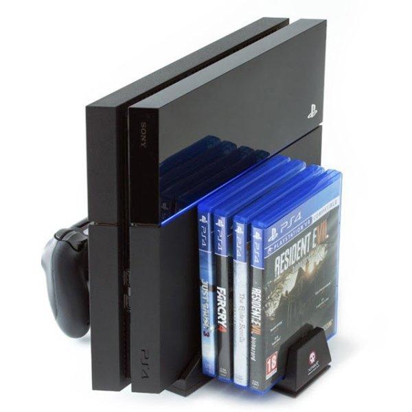 Numskull Playstation PS4 multifunkciós töltőállomás és konzol tartó