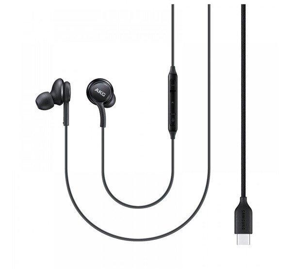 Samsung AKG EO-IC100BBE headset, USB Type-C, fekete