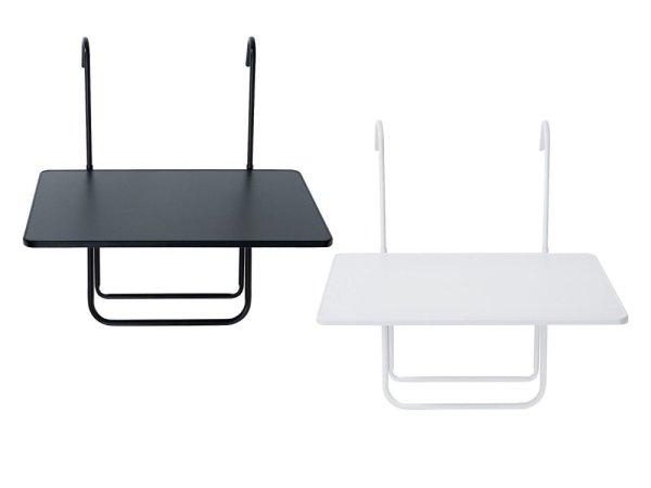 Livarno Home 60 x 40 cm lehajtható, balkonra függeszthető asztal, 40 x 60 cm
balkon asztal fekete (sötétzöld) / fehér színben