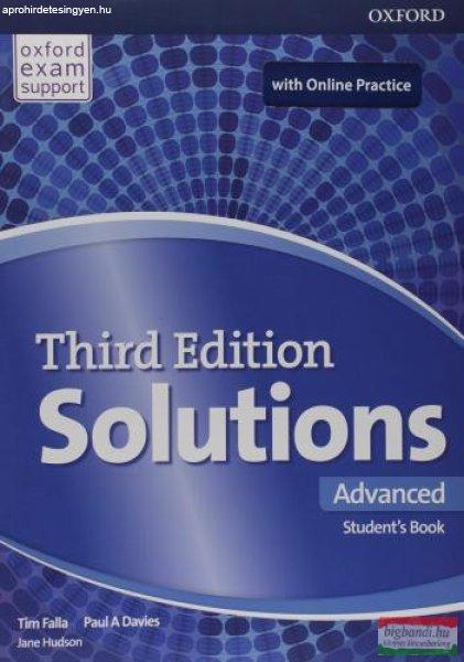 Solutions Advanced Student's Book Third Edition with Online Practice