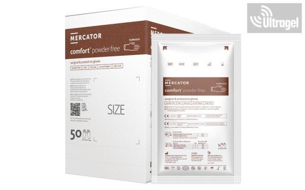 Mercator comfort® powder free / púdermentes steril kesztyű