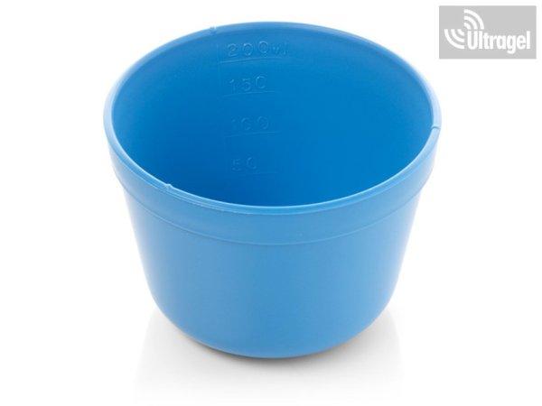 Műszertál kerek, skálázott, sterilizálható műanyag 80x70mm, 200ml