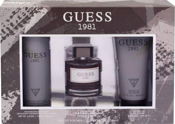 Guess Guess 1981 For Men - EDT 100 ml + tusfürdő 200 ml + dezodor
spray 226 ml