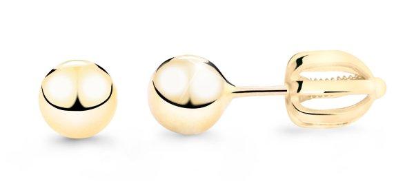 Cutie Jewellery Minimalista bedugós fülbevaló sárga
aranyból Z5016-30-X-1