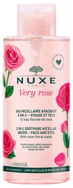 Nuxe Nyugtató micellás víz Very Rose (3-in1 Soothing Micellar
Water) 750 ml