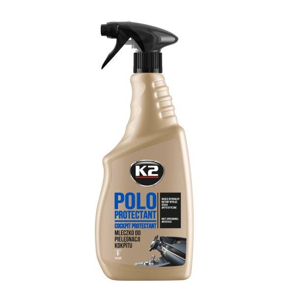 Matt fekete műszerfalápoló spray 750 ml K2 Polo Protectant K417BL